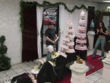 Nehoda v pekařství: svatební dorty padají jako domino